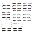thumbnail image 2 of zy Fashion Stickers Stencil Makeup de Ojos Instantánea Brilnte para Mujeres Niñas Herramienta de Maquilje , 8 colores mezcdos 40 pares Salvador pestañas pegatinas, 2 of 6