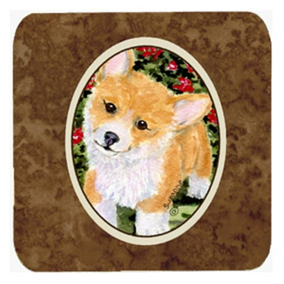 Corgi Foam Coasters, Set - 4