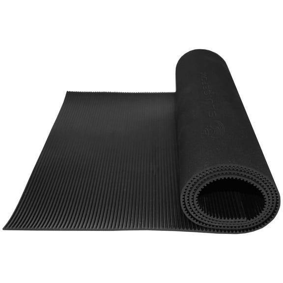 Sluice Fox Sluice box rubber V matting; gold sluice mat for fine gold recovery set; gold prospecting supplies;6 inch by 12 inch size, black color, mini rib pattern
