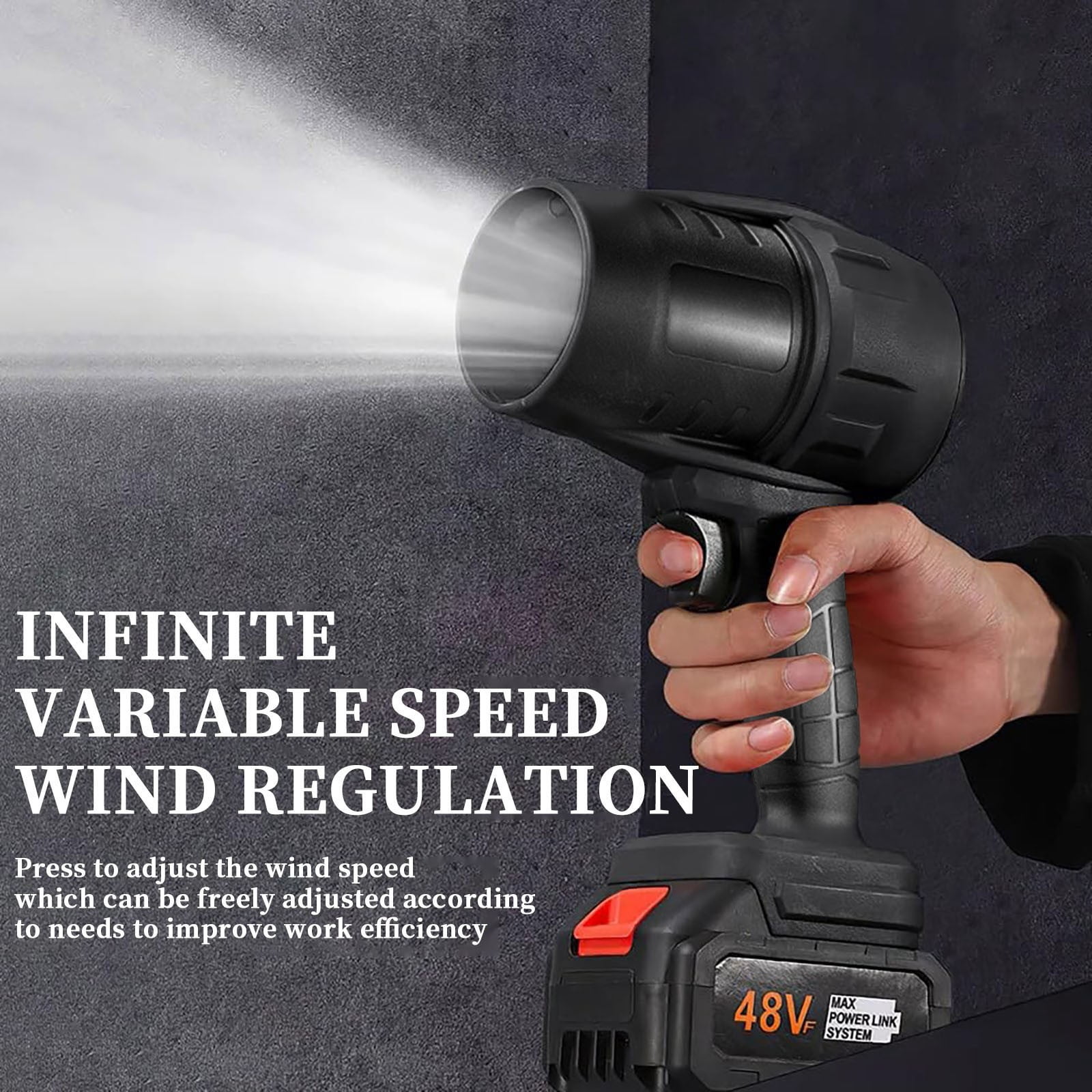 Ego Blower - Car Wash Water Blowing Removal Snow Removal Car Dryer Air Blower - Dual Batteries,Lightweight Air Blower for Patio Lawn Care Blowing Leaves Dust Snow Cleaning Camping Automotive