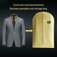 thumbnail image 4 of Dadatutu Black Foldable Garment Bag for Travel and Storage with Zipper, Suit Bags for Closet Storage and Travel, Hanging Clothes Garment Bags for Men Suit Cover, Coats, Jackets, Shirts, 4 of 7