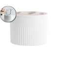thumbnail image 1 of Dvruxg Punch Free Toothbrush Rack, Multifunctional Toothpaste Holder Set, Wall Mounted Bathroom Organizer for Daily Oral Hygiene Management, 1 of 5