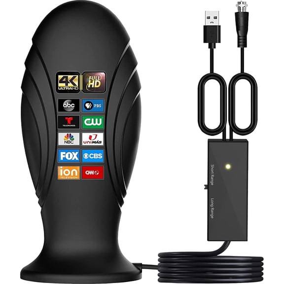 2026 TV Antenna,TV Antenna Indoor, TV Antenna for Local Channels,360  Long Distance Indoor Amplified HDTV Antenna,Support 4K 1080p All Television Outdoor Smart TV Antenna