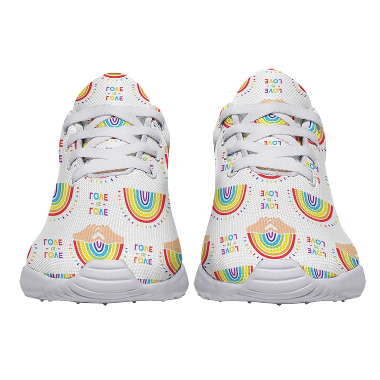 Rainbow Pride Shoes Love is Love Mens Womens Running  display picture 1