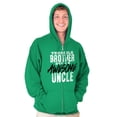thumbnail image 3 of Terrible Brother Awesome Uncle Zip Hoodie Sweatshirt Men Brisco Brands 2X, 3 of 6