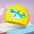 thumbnail image 6 of Swimming Cap for 4-12 Years, Swimming Hat for 4-12 Years - Waterproof, Silicone, Adorable Design, Non-Slip, 7.28x7.4x8.66", 6 of 8