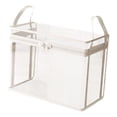 thumbnail image 3 of Bolsa de almacenamiento para animales de peluche, organizador de juguetes de peluche, portátil, de fácil visibilidad. Crema blanca, 3 of 9