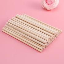 HEATSHAKING Dowels Rod Wooden Round Dowel Rods 200pcs 15x0.2in
