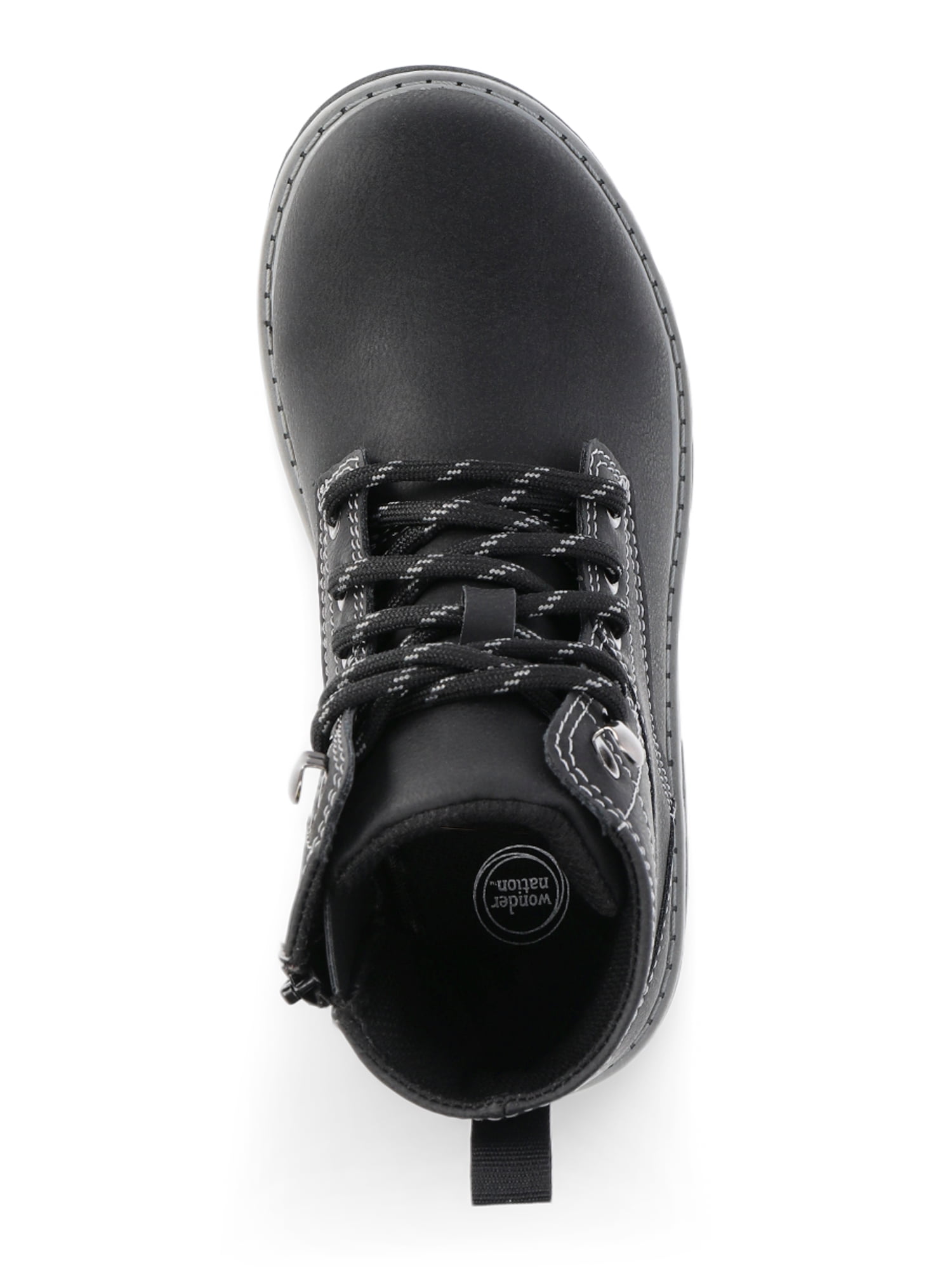 Wonder Nation Little Boys and Big Boys Lug Sole Hiking Boots