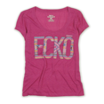 thumbnail image 1 of Ecko Unltd. Camiseta con gráfico azteca y cuello redondo para mujer, morado, extragrande Ecko Unltd. Camiseta gráfica, 1 of 2