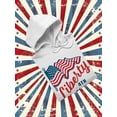 thumbnail image 3 of Liberty 4Th Of July Waving Flag Hoodie Women -Image by Shutterstock, Female x-Large, 3 of 4