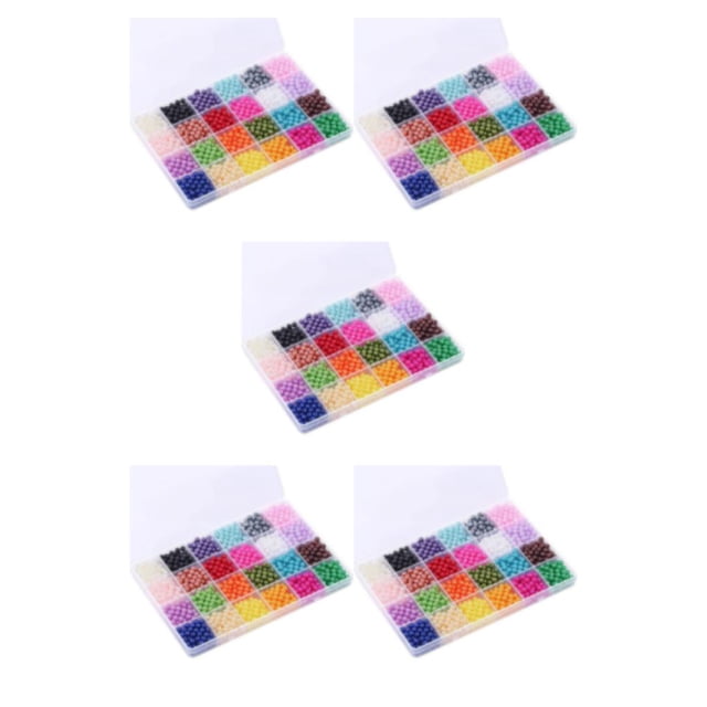 Guardoinrt 1680x Safe And Skin-friendly Beads Set For DIY Handcraft Wide Threading Holes ABS Made 5Set