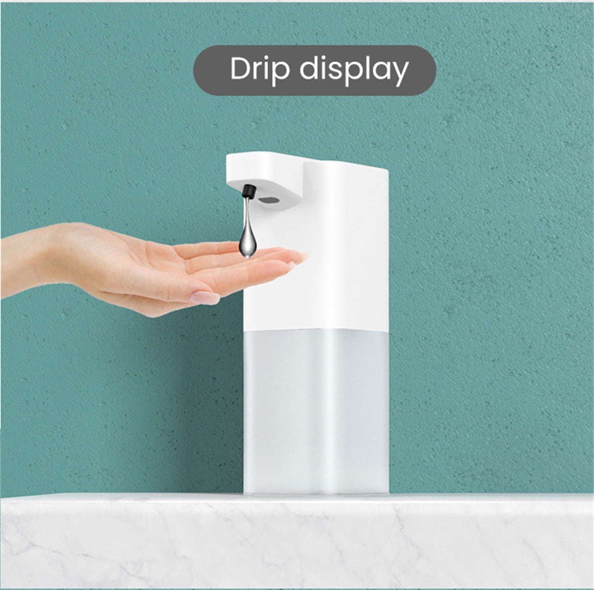 FandiiShop Automatic Soap Dispenser, 400ML135OZ Waterproof Base Soap Dispenser, Touchless Soap Dispenser wInfrared Motion Sensor & 3 Adjust