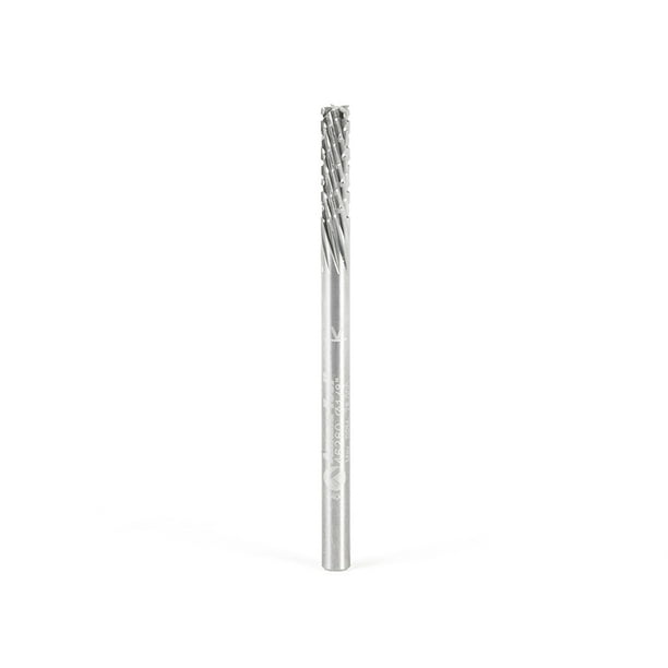 Amana Tool Solid Carbide Carbon Fiber Cutting Down Cut 1 8 D X 1 2 Ch X 1 8 Shk X 2 Inch Long Router Bit Walmart Com Walmart Com