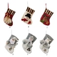 thumbnail image 4 of Navidad calcetín chimenea pared interior árbol de Navidad colgante pelusas fiesta atmósferas Festival Año Nuevo decoración bolsa Kits de decoración para fiestas Muñeco de nieve tipo 1 Bearachild HA069817-02B, 4 of 6