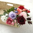thumbnail image 3 of SPRING PARK Artificial Silk Rose Fake Flowers Wedding Bouquet Home Floral Decor, 3 of 7