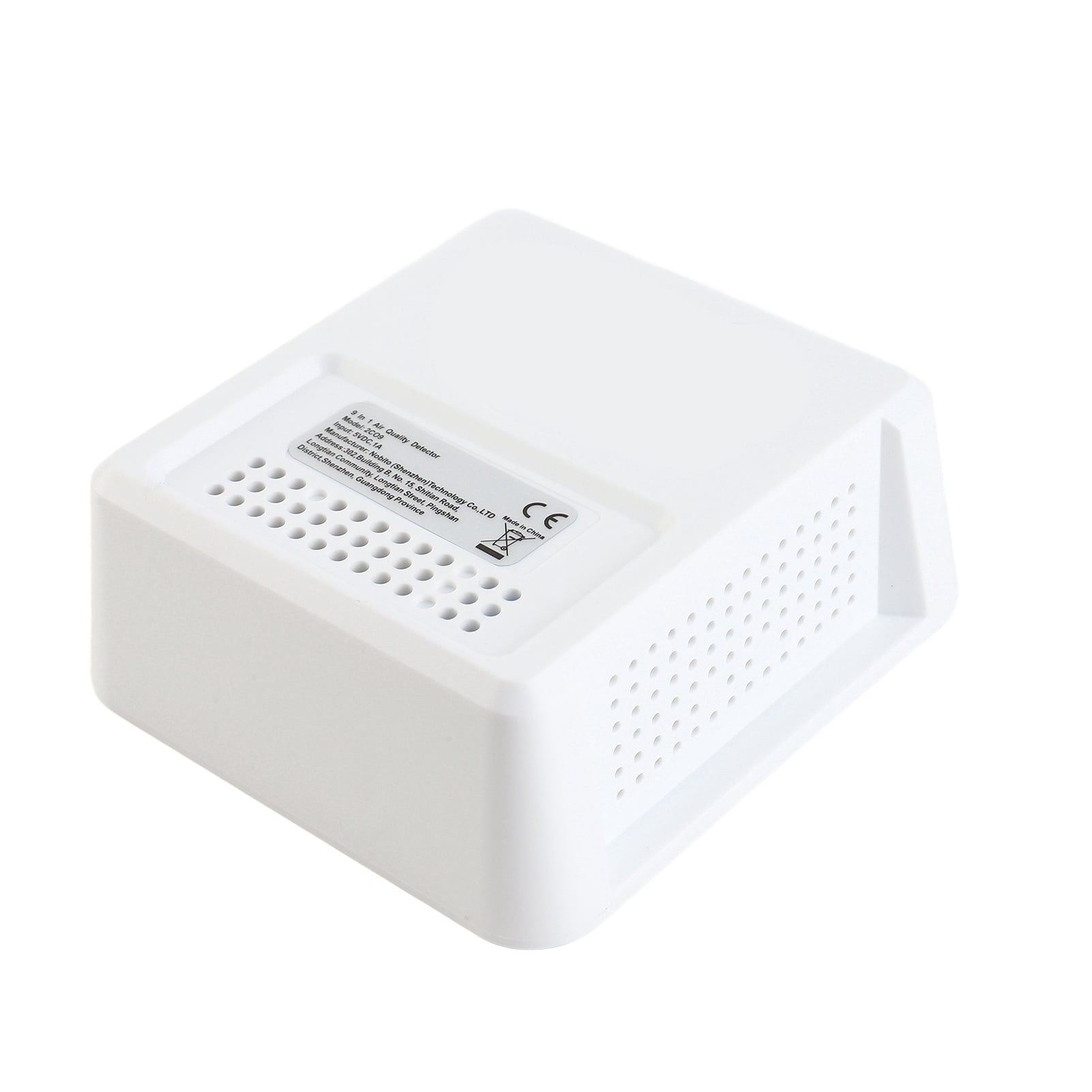Cacagoo Air Quality Monitor, High Precision CO2 PM2.5 Detector with Large Backlight Digital Screen, Indoor Air Quality Tester Meter for Home Office Bedroom