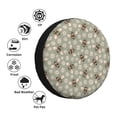 thumbnail image 4 of Goofa Bees And Chamomile Pattern Universal Tire Cover for Jeep, SUV, Truck, and Trailer – Waterproof, UV-Resistant,Easy to Install, Fits 14"-17" Tires-14 inch, 4 of 6