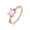 Rose Gold, variant on Houston Diamond District 1-5 Carat (ctw) LAB GROWN Diamond Side Stone Engagement Ring (Color E-F Clarity VS2-SI1) Platinum 1 Carat Cushion Shape