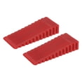 thumbnail image 1 of Uxcell 2 Pack 0.59" ABS Door Stoppers for Bottom Door Stop Wedge, Red, 1 of 6