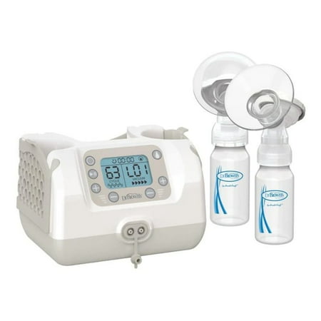 UPC: 0072239316481 | Dr. Brown’s Customflow Hospital Strength Double Electric Breast Pump with Adjustable Settings includes Breast Milk Collection Bottles Flanges & Other Pumping Essentials