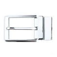 thumbnail image 2 of Esquirla Men Reversible Single Prong Rectangle Belt Buckles Alloy Pin Buckle Replacements 35mm, 2 of 7