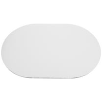 MERRYHAPY White Absorbent Dog Bowl Mat with Non- Backing, , Easy to pet Feeding Mat