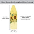 thumbnail image 5 of HELLHERO Ironing Board Cover Protector Sunflowers Iron Board Cover Applicable Standard Size 15x54 Inch Scorch Resistant(Only Covers), 5 of 5