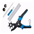 thumbnail image 1 of Kit Pinza Sacabocados Ojilladora Perforadora Para Cinturón. negro azul plata, 1 of 4