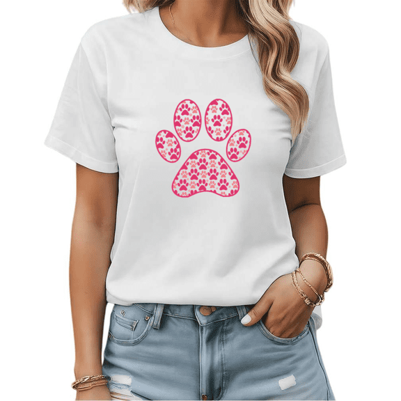 Mothers Day Dog Mom Retro Leopard Graphic Tees Womans Tshirt Shirts Black White S-5XL Tops