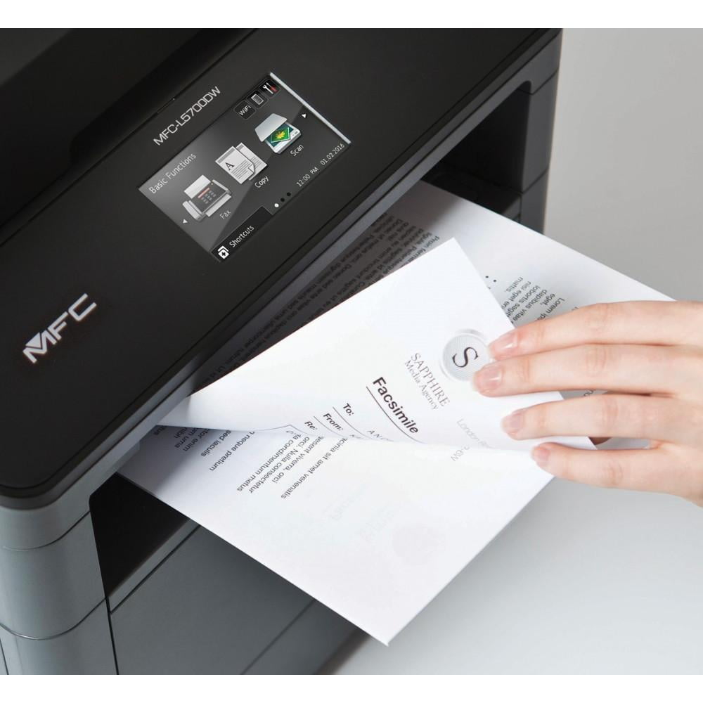 Dash Replenishment Enabled Mobile Printing & Scanning MFC-L5700DW Brother Monochrome Laser Multifunction All-in-One Printer Duplex Printing Black Flexible Network Connectivity 