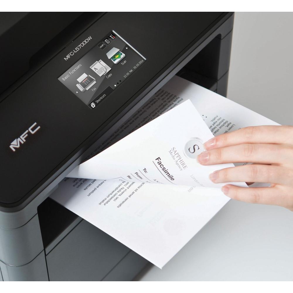 Brother Monochrome Laser Multifunction All-in-One Printer, MFC-L5700DW - image 2 of 8