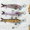 thumbnail image 7 of Creative Fish Theme Keychain Handcrafted Beaded Alloy Bag Charm Ornament Handmade Backpack Accessory for Women Girls, 7 of 7