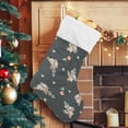 thumbnail image 5 of Coolnut 2 PSC Christmas Stockings Koala Pink Floral, 17.7" Xmas Fireplace Santa Socks Christmas Tree Hanging Stockings Decoration for Christmas Holiday Xmas Gift, 5 of 6