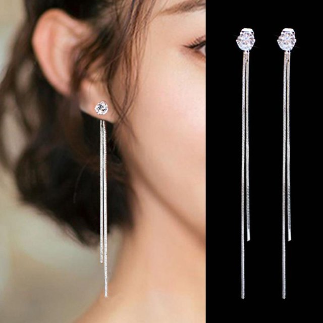 pendientes mujer pendientes verano 2022 pendientes originales y divertidos pendientes laPendientes de gota de cristal cuadrados para Mujer, joyería de boda de Color dorado brillante, aretes colgantes