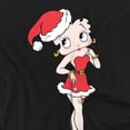 thumbnail image 2 of Betty Boop Christmas Pin Up Unisex Adult T Shirt, Black, Small, 2 of 5