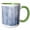 Green/White, variant on 3drose, Colorado, Fort Collins. American Bald Eagles and Nest., 15oz Mug