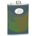 thumbnail image 1 of 8oz Camouflage Engrave Stainless Steel Hip Flask, 1 of 1