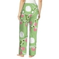 thumbnail image 3 of Balery Cute Frog2 print Women's Pajama Pants,Ultra Lightweight Pjs,Lounge Pant-Small, 3 of 9