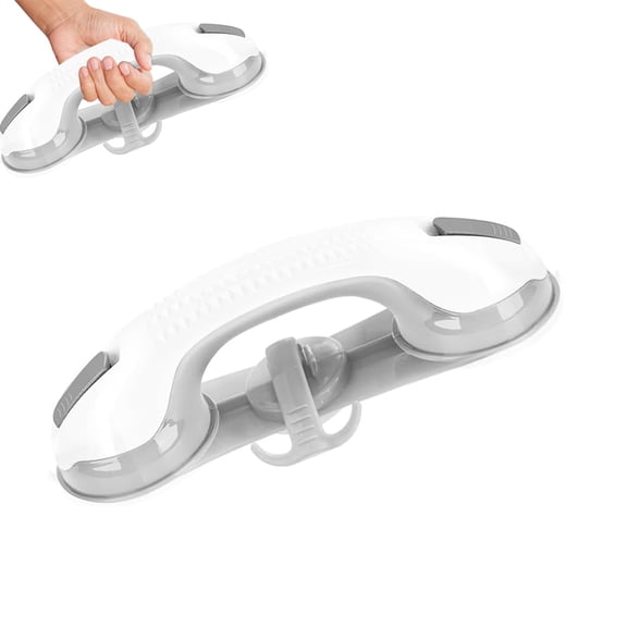 Grab Bars for Bathtubs and Showers-1 Pack-Heavy Duty Shower Handle with 3 Strong Suction Cups,No Drill Removable Safety Rail