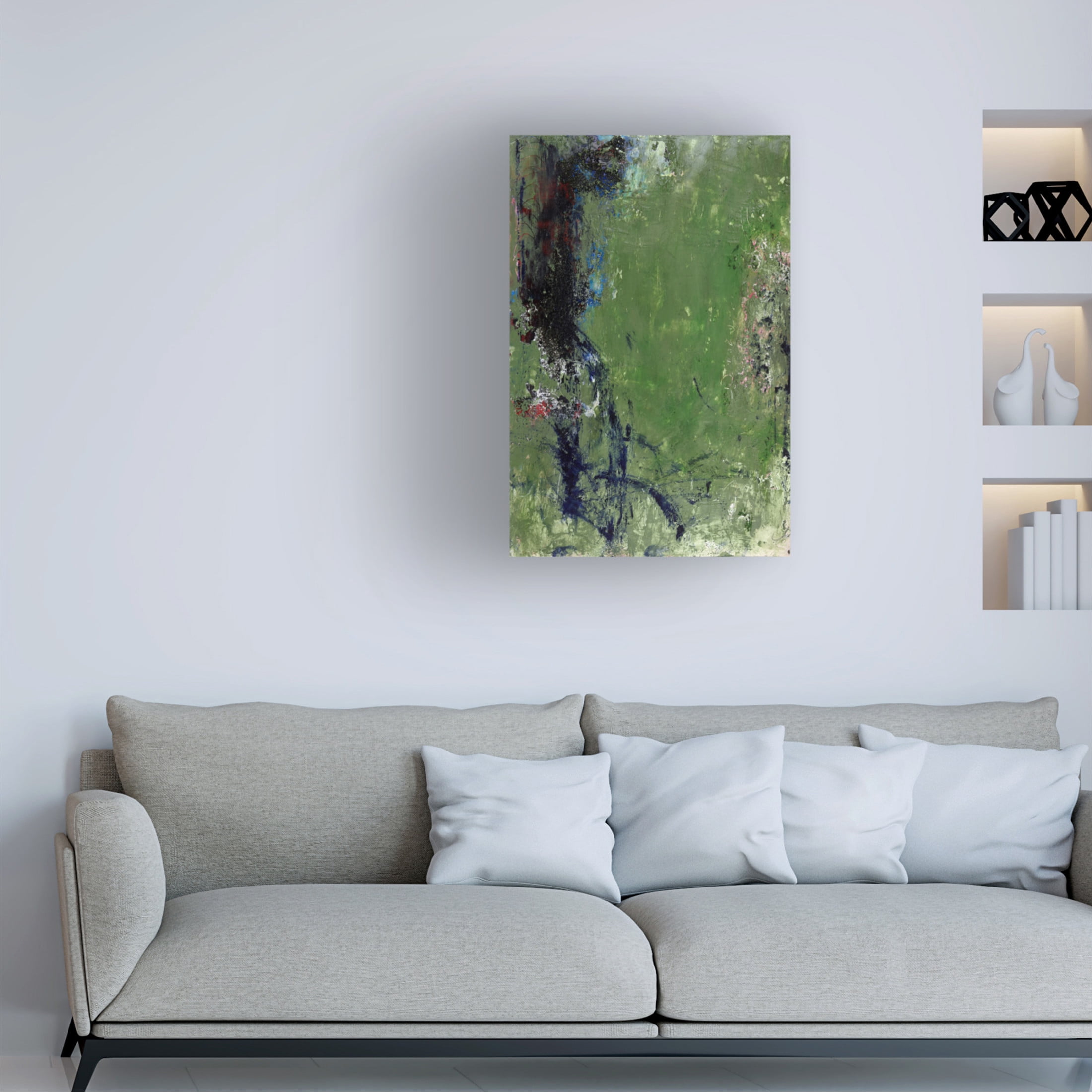 Canvas Wall Art - Deb Chaney 'Gifts From Challenges' Wall Art for Living Room, Bedroom, or Office Décor by Trademark Fine Art - 30 x 47 Inches