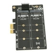 thumbnail image 4 of Adapter Card M.2 SATA to PCIE Dual Disk Array Card Transmission Stability Expansion Card, 4 of 14