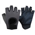 thumbnail image 1 of Guantes de fitness de medio dedo para hombres y mujeres, para entrenamiento en gimnasio, mancuernas, yoga, deportes, equitación, malla de mariposa, transpirables y finos, 1 of 6