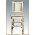 thumbnail image 1 of Montana Woodworks MWBSWNRLZPINE Tabouret de Bar avec Design Gravé au Laser Pin, 1 of 1