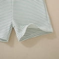 thumbnail image 6 of HCNTES Toddler Boy 2st Birthday Outfit One Chenille Patch Stripe Tee and Shorts 2-Piece Special Occasion Set Toddler Boy 2 Years Birthday Clothes, 6 of 9