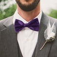 thumbnail image 4 of 1 juego de fajín de moda para hombre, pajarita, pañuelo delicado para bodas, fiestas y graduaciones., 4 of 8
