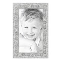 thumbnail image 2 of ArtToFrames 15" x 27" Platinum Baroque Luxe Picture Frame, 15x27 inch Silver Wood Poster Frame (WOM-5265), Pack, 2 of 7