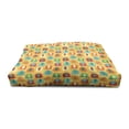thumbnail image 3 of Jungle Pet House, Elephants Ornate Details Cartoon Jungle Mammal Thailand Zoo Animal, Outdoor & Indoor Portable Dog Kennel with Pillow and Cover, 5 Sizes, Multicolor, by Ambesonne, 3 of 4