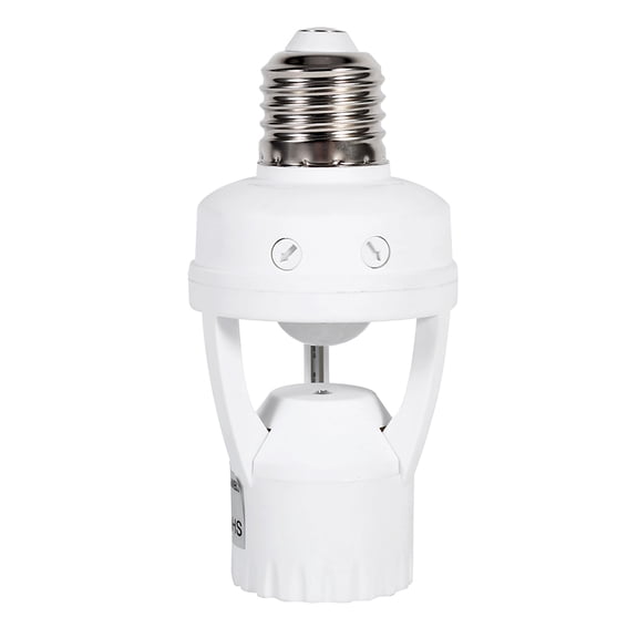 Gegong AC110‑240V E27 Infrared Motion Sensor LED Lamp Bulb Holder Light Socket With ADJUST ABLE Switch,Infrared Sensor Led Socket,Led Socket