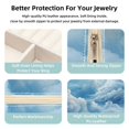 thumbnail image 3 of Cloud Travel Portable Square Jewelry Box - Bracelet Holder and Jewelry Stand - Ideal for Rings, Earrings, Necklaces, and Bracelets - Suitable for Girls and Women, 3 of 6